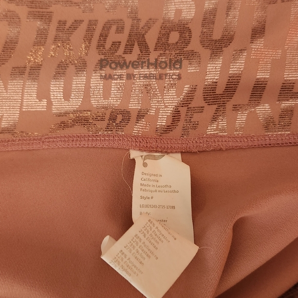 Fabletics Define Powerhold* High Waisted Mauve Pink Leggings Sz 3X EUC - Picture 4 of 5